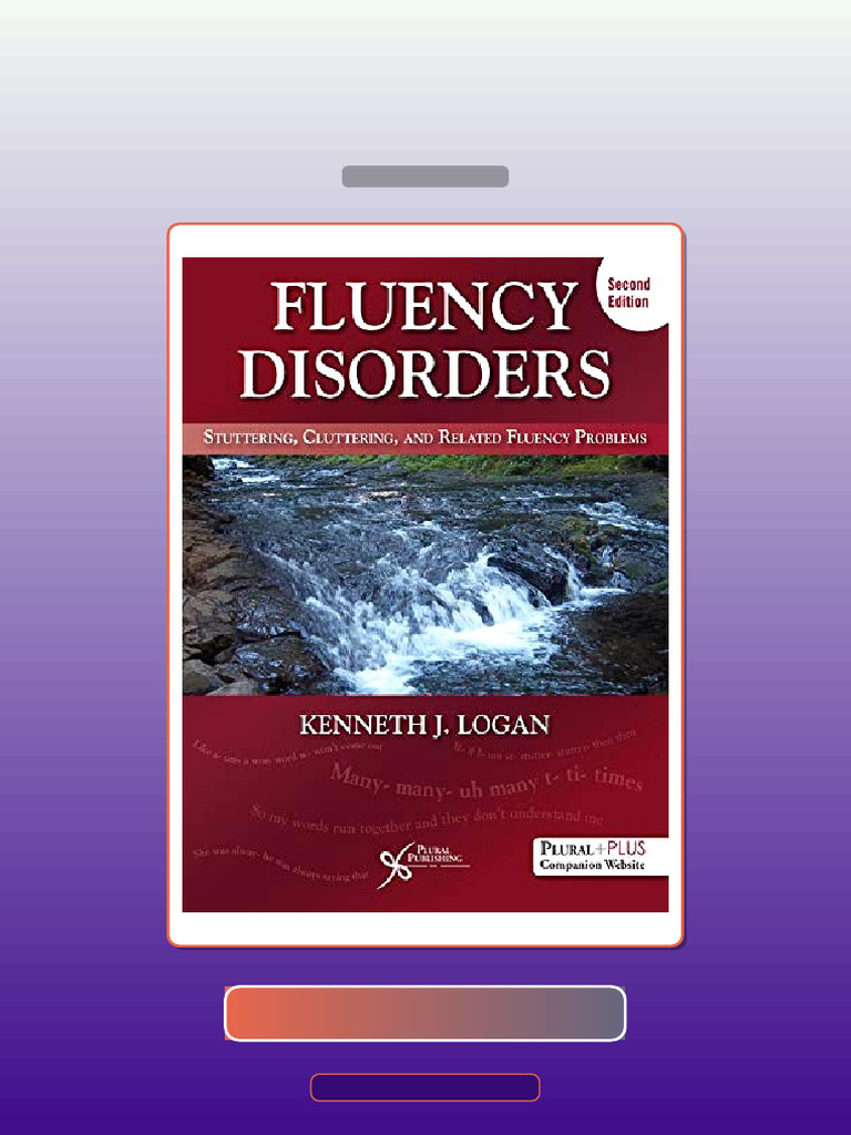 Fluency Disorders Stuttering Cluttering and Related Fluency Problems ...