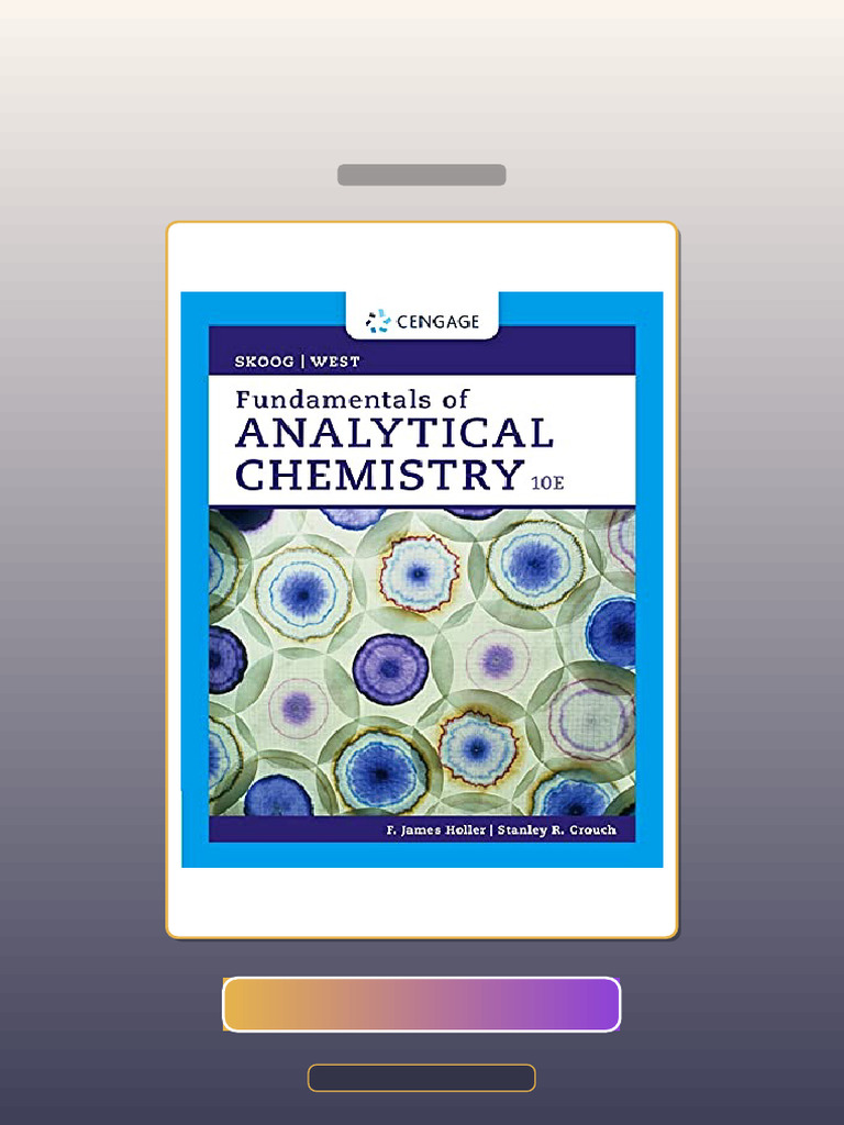 Fundamentals of Analytical Chemistry 10E by Douglas a SkoogDonald M ...