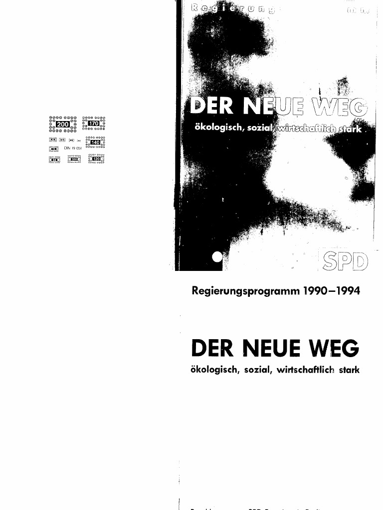 SPD (1990) Wahlprogramm | PDF
