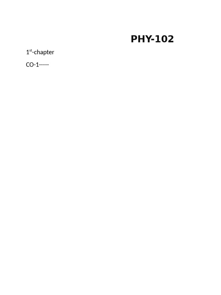 PHY Final ALL Added(1) | PDF
