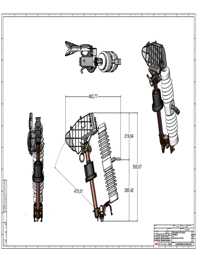 1YSA160094-En - Load Break_Dimensional Drawings | PDF