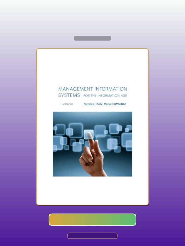 Of Management Information Systems for the Information Age 9th Edition ...