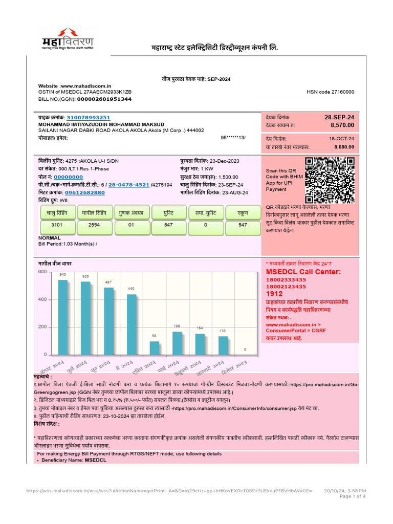 LT E-Bill | PDF