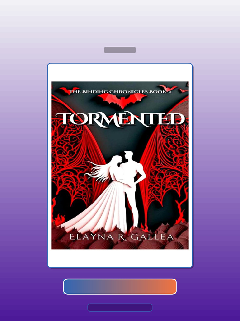 Tormented the Binding Chronicles Book 2 Elayna R Gallea E-book Testbank ...