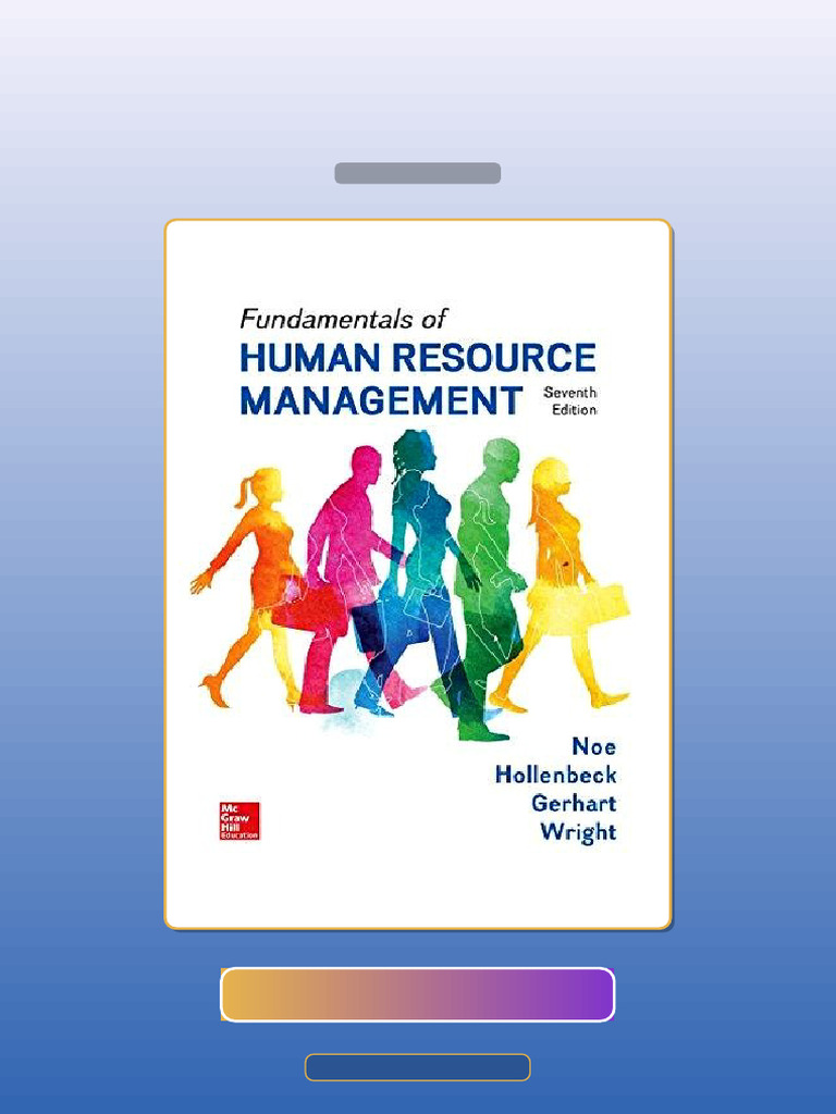 Fundamentals of Human Resource Management 7th Edition by Noe E-book ...