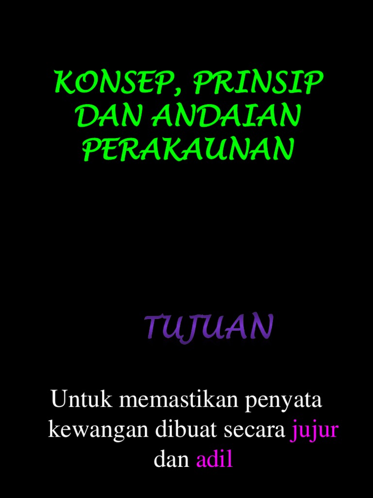 Konsep, Prinsip Dan Andaian Perakaunan  PDF