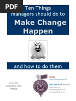 10 Things - Make Change Happen