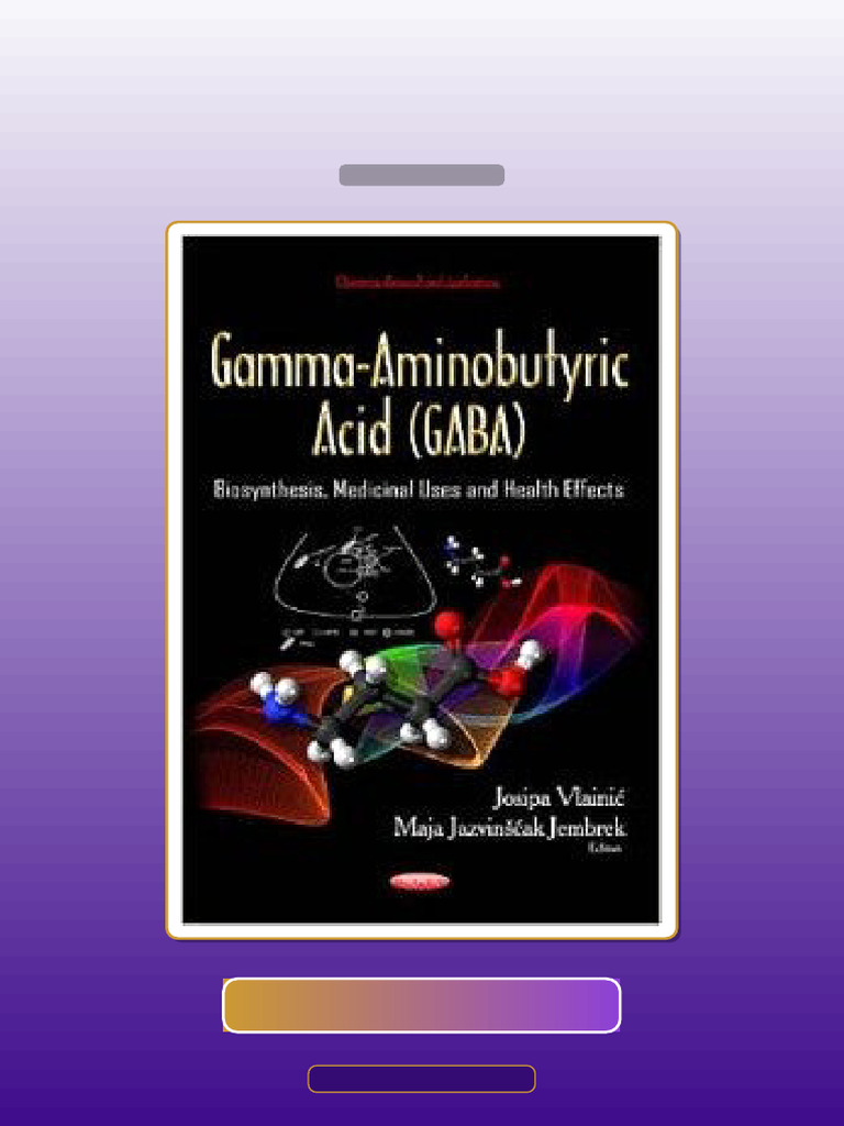 GammaAminobutyric Acid Gaba Biosynthesis Medicinal Uses and Health ...