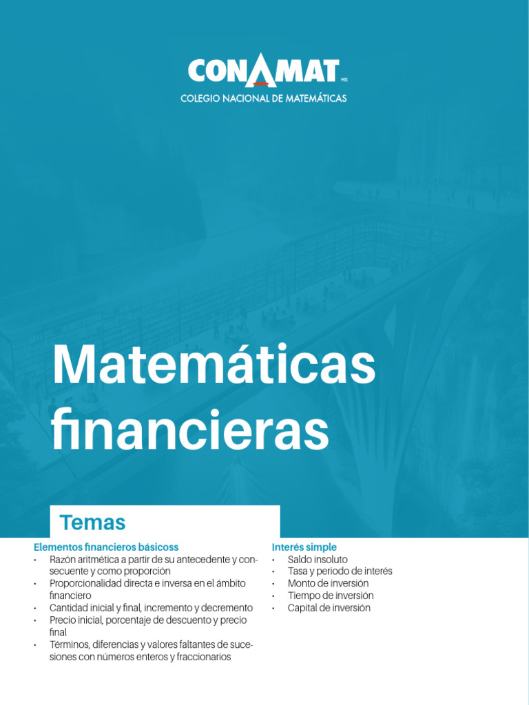 Guía de Matemáticas Financieras para Exámenes | PDF | Interés | Moneda