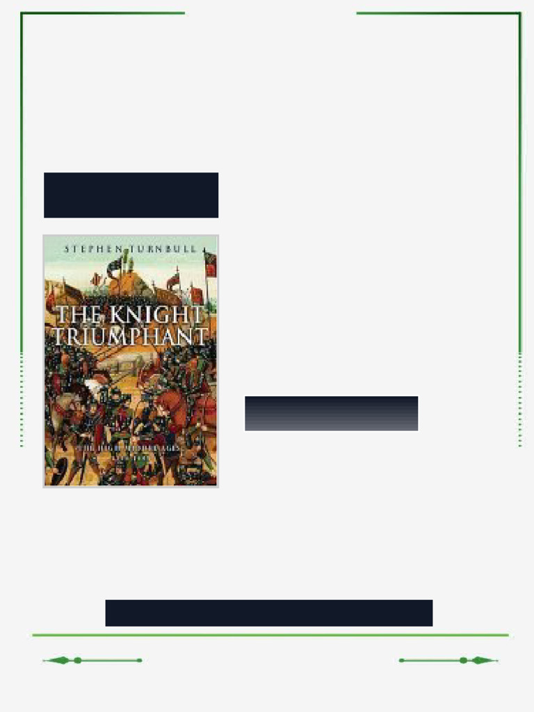 The Knight Triumphant Stephen Turnbull ebook lifetime access | PDF ...
