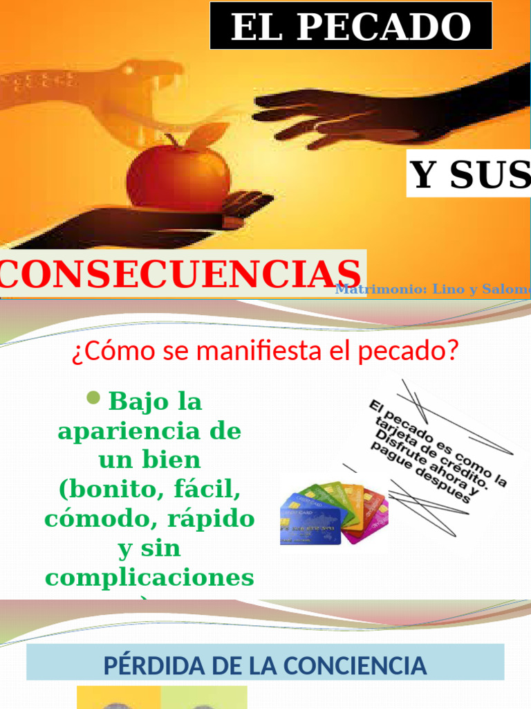 El Pecado y Sus Consecuencias Agosto 2025 | PDF | Pecado | Tomás de Aquino