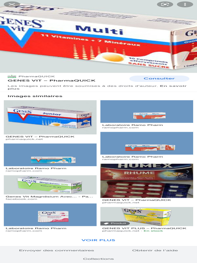 Genes Vit : Produits PharmaQUICK | PDF
