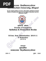 B.com All Vth Sem. Syllabus 9y9a