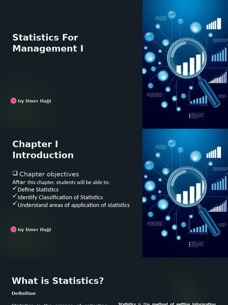 Introduction to Statistics Concepts | PDF | Statistics | Descriptive ...