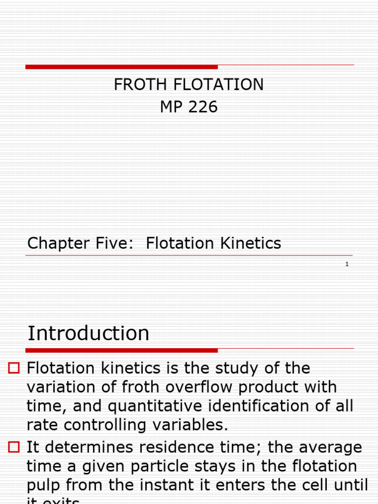 Mp226 Lecture Five | PDF | Chemical Engineering | Physical Sciences