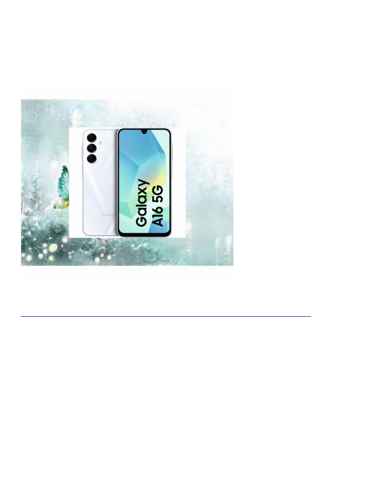 4600 Samsung A166 Galaxy A16 5G 256GB 8GB RAM Dual SIM Light Grey | PDF
