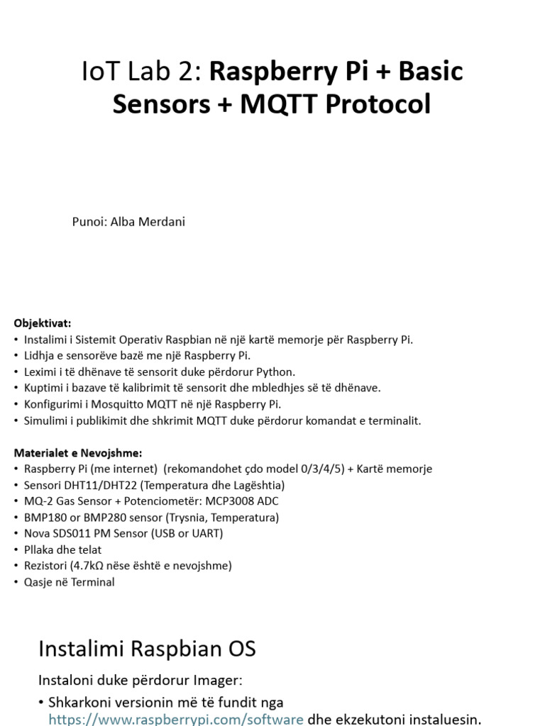 IoT Lab 2 | PDF