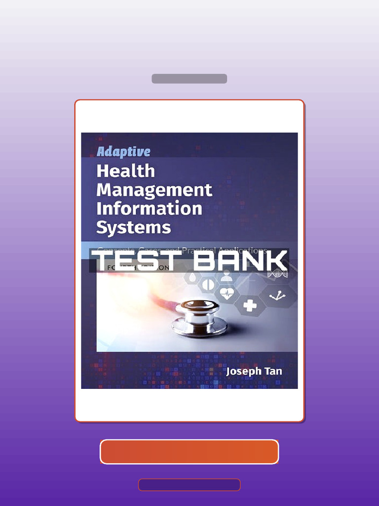 Adaptive Health Management Information Systems 4th Edition by Tan E ...