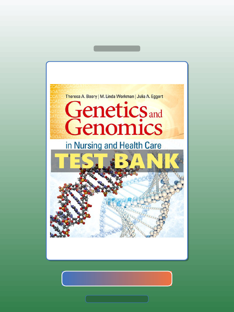 Genetics and Genomics in Nursing and Health Care 2 Ed Beery E-book ...