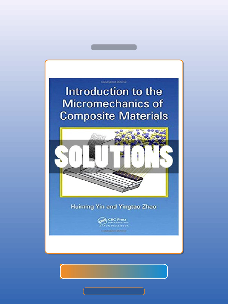 Introduction to the Micromechanics of Composite Materials 1st Edition ...
