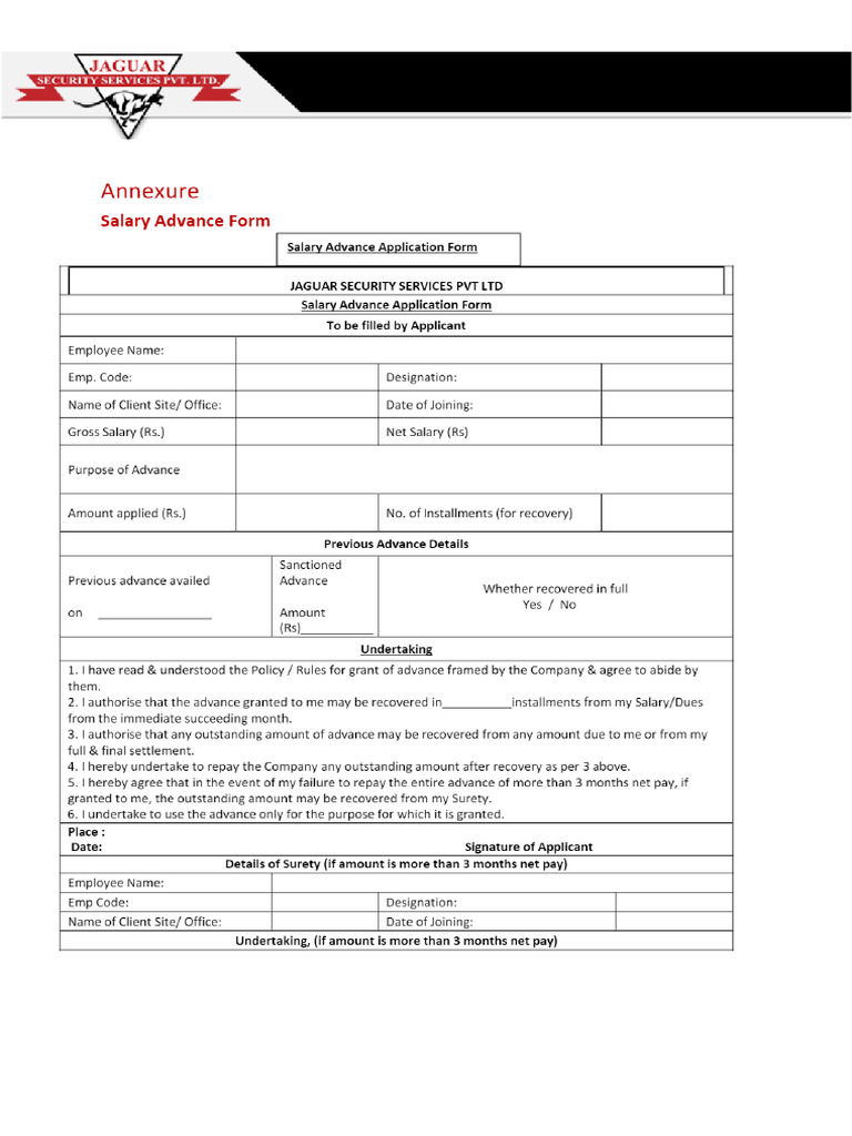 Surety Form | PDF