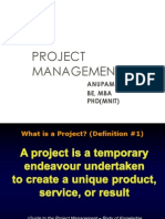 Project Management Unit 1 Short