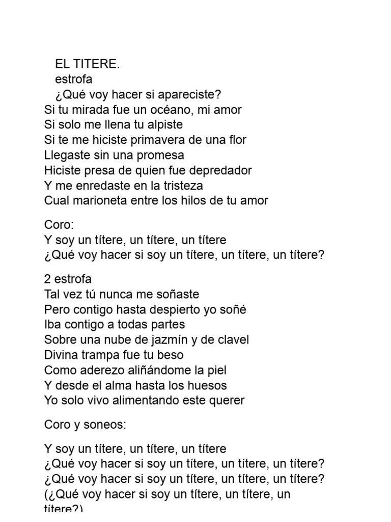 Letras.docx | PDF