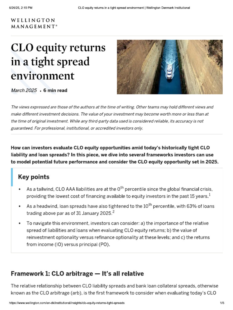 CLO Materials | PDF