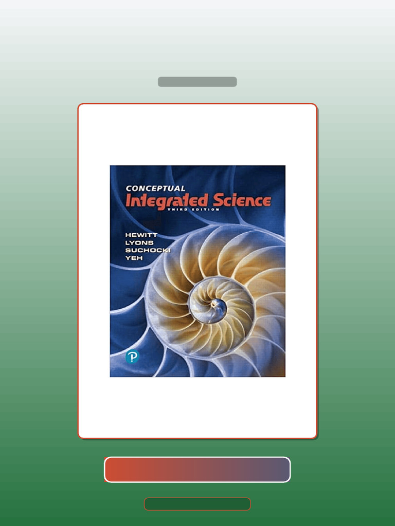 Conceptual Integrated Science 3rd Edition by Paul G Hewitt E-book ...
