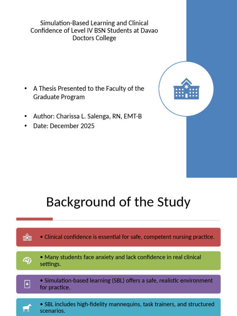 Simulation Based Learning BSN | PDF | Self Efficacy | Simulation