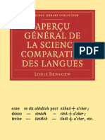 Aperçu Général de La Science Comparative Des Langues