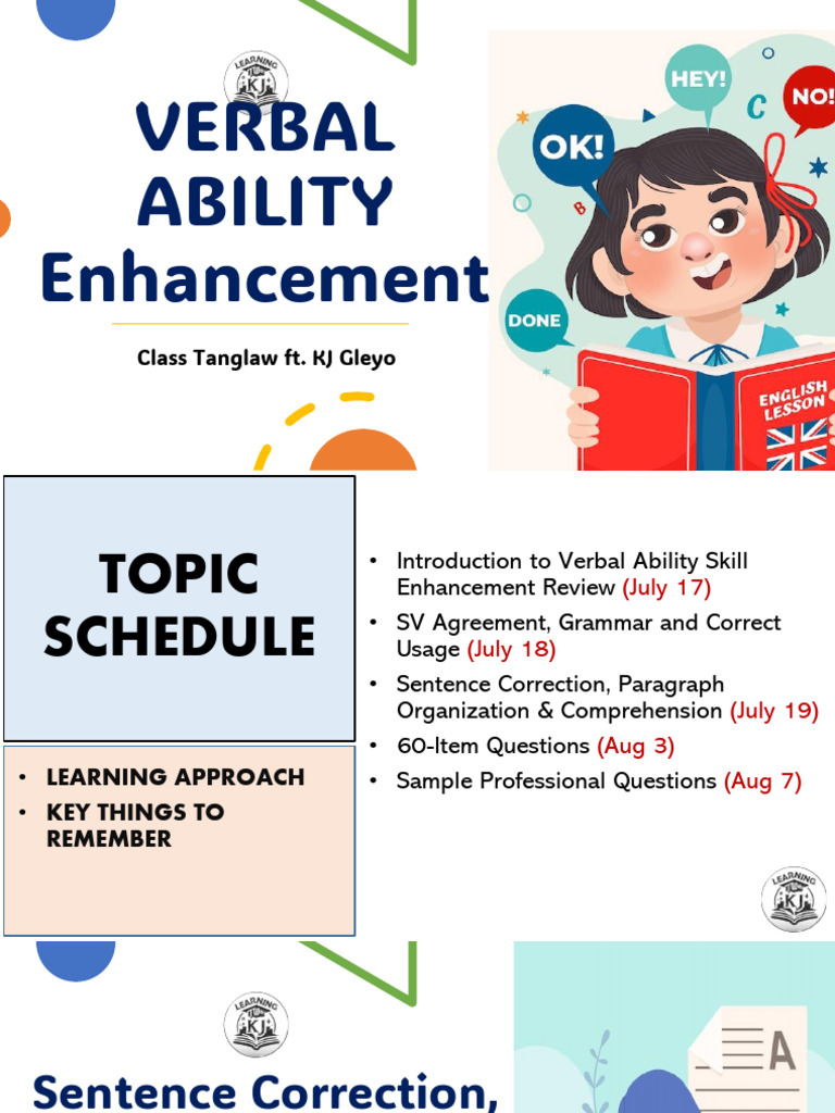 Verbal Day 3 Paragraph Org and Sentence Correction | PDF | Semantic ...