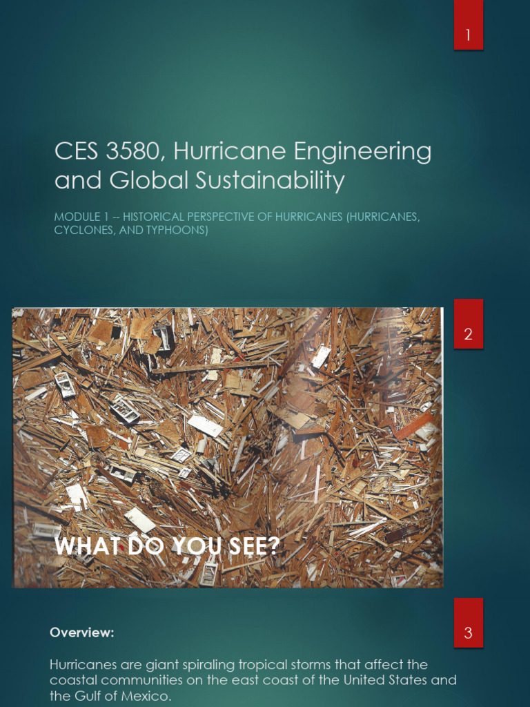 CES 3580 - Module 1-Manuel | PDF | Tropical Cyclones | Jet Stream
