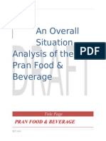 An Overall Situation Analysis of The Pran Food & Beverage