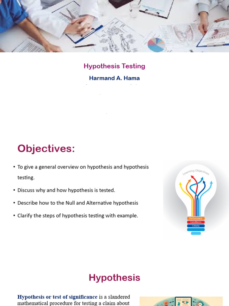 Hypothesis Testing Introduction | PDF | Hypothesis | Null Hypothesis