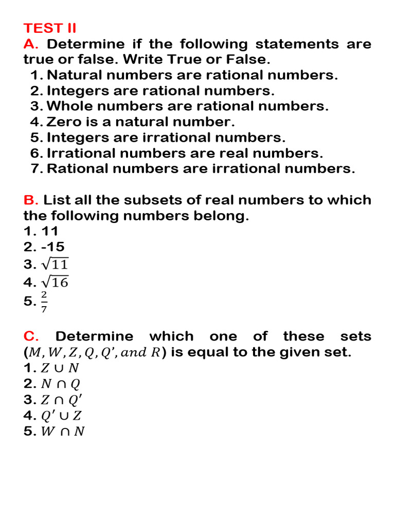 Test Ii | PDF