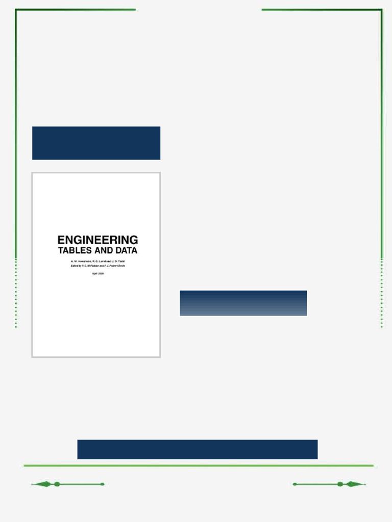 Engineering Tables and Data 3rd Edition A. M. Howatson ebook available ...