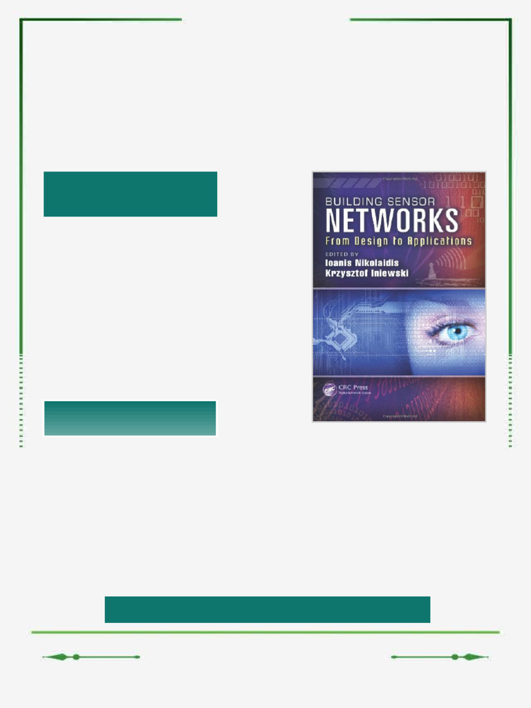 Building Sensor Networks From Design to Applications 1st Edition Ioanis ...
