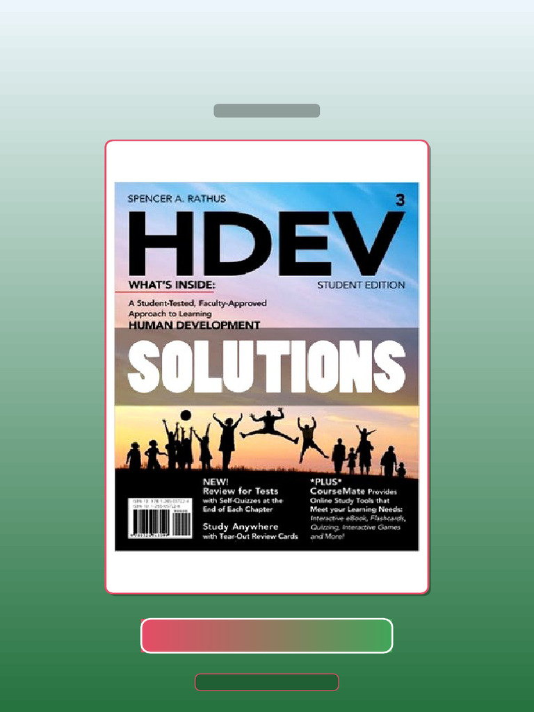 Solutions HDEV 3 Ed Rathus E-book Testbank Solutions | PDF | Multiple ...