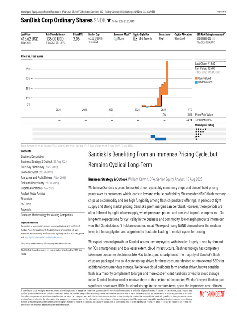 SanDisk Report | PDF | Flash Memory | Solid State Drive