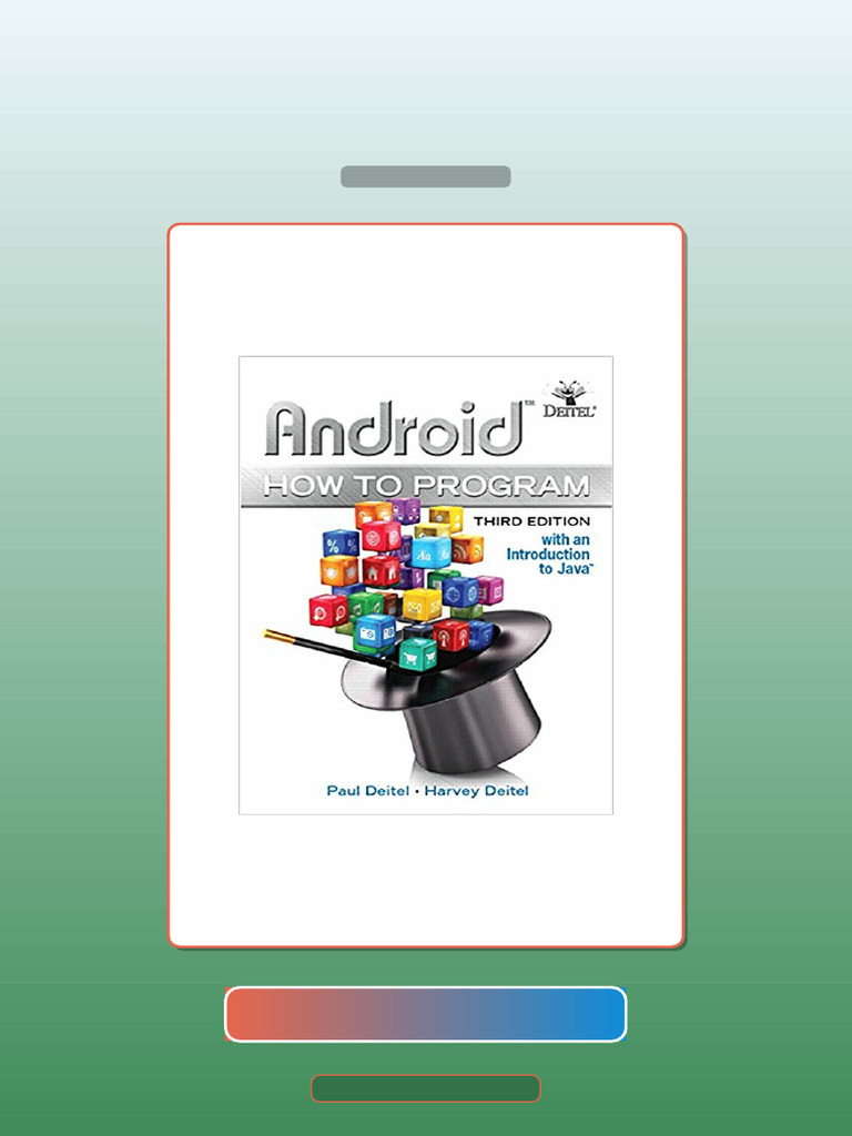 Android How to Program 3rd Edition Paul J Deitel E-book Testbank ...