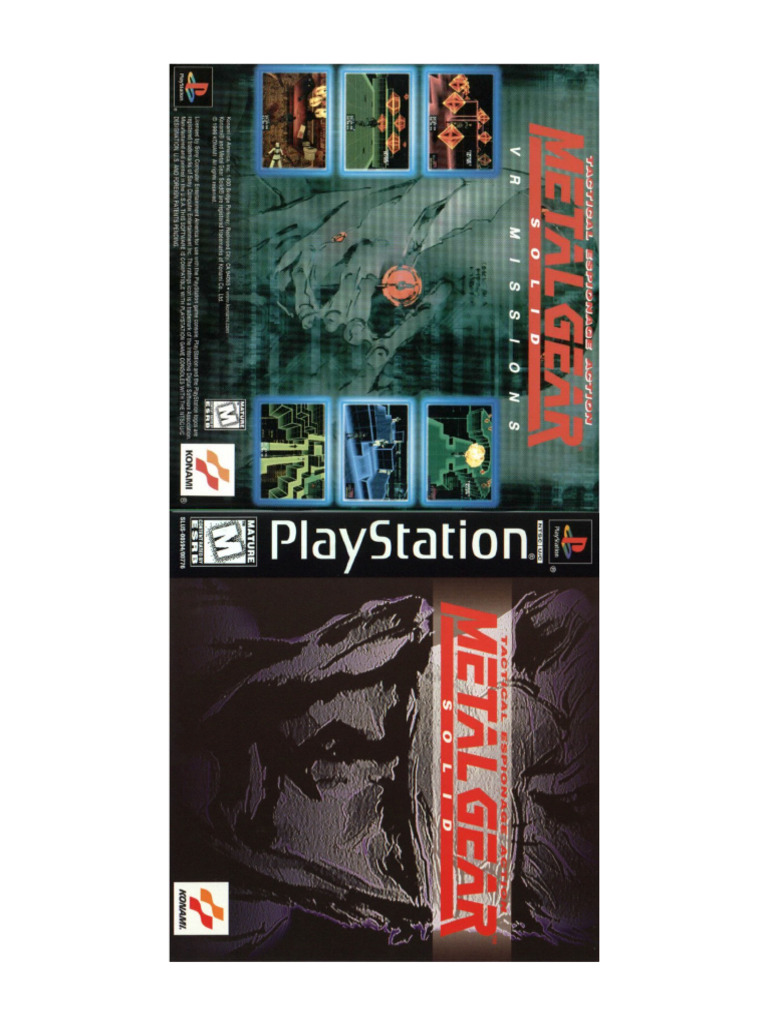 Ps1 Mgs Manual Print | PDF