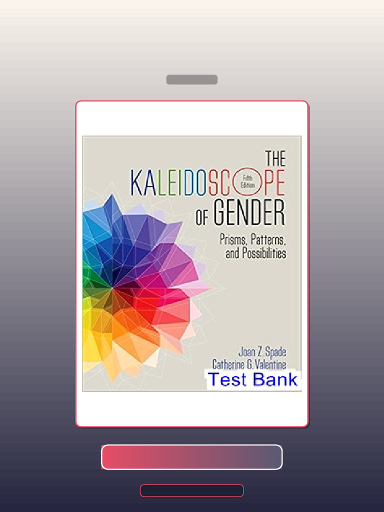 Kaleidoscope of Gender Prisms Patterns and Possibilities 5th Edition ...