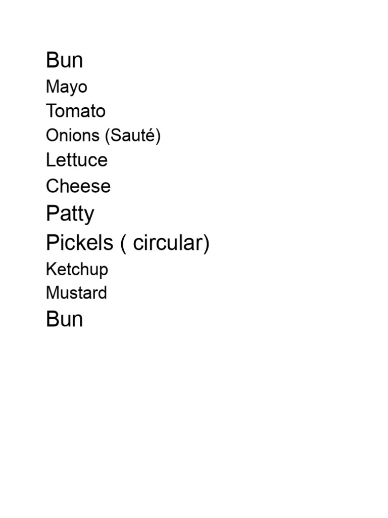 Cheeseburger Stack | PDF
