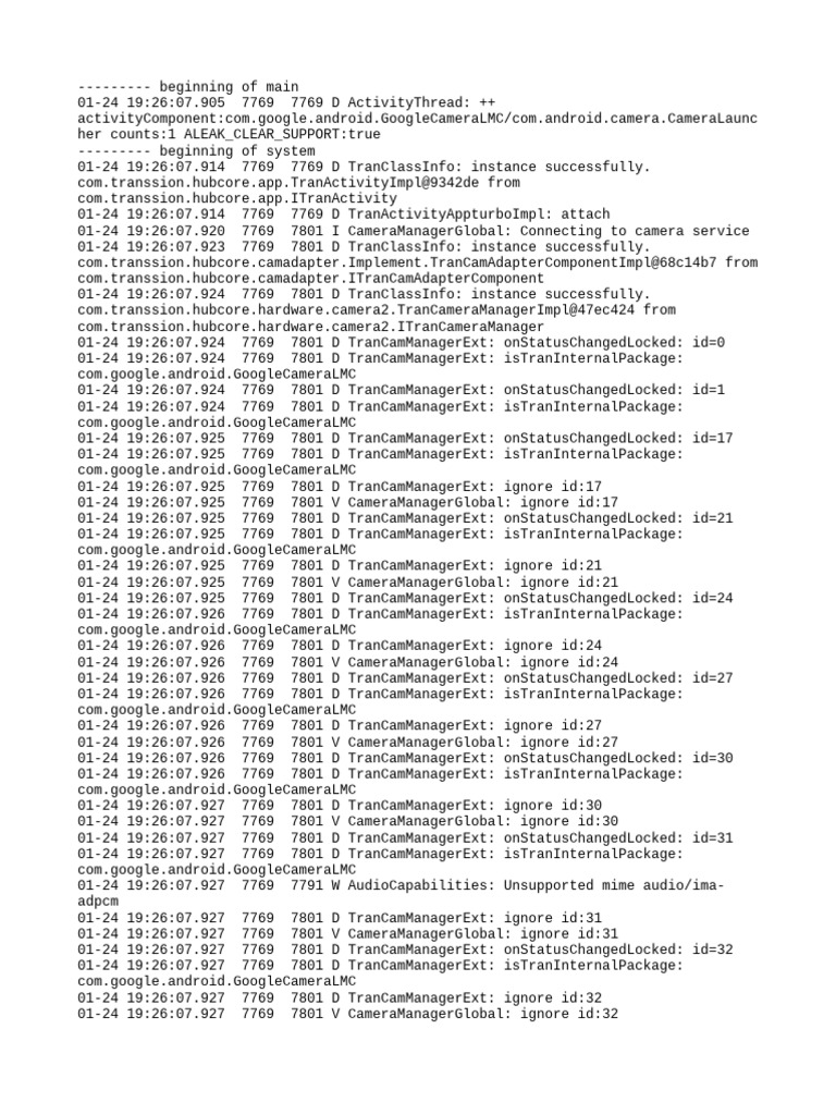 Log Cat 1769300767836 | PDF | Software | Computing