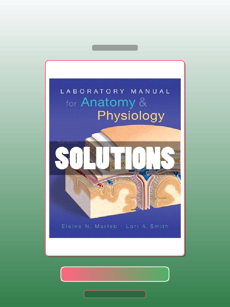 Laboratory Manual for Anatomy and Physiology 6th Edition Marieb E-book ...