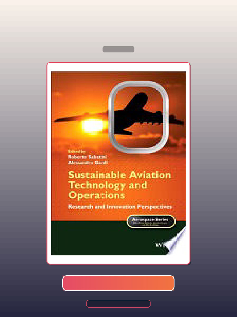 Sustainable Aviation Technology and Operations Research and Innovation ...