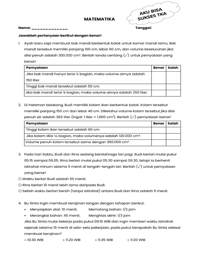 Latihan Edisi 5 | PDF