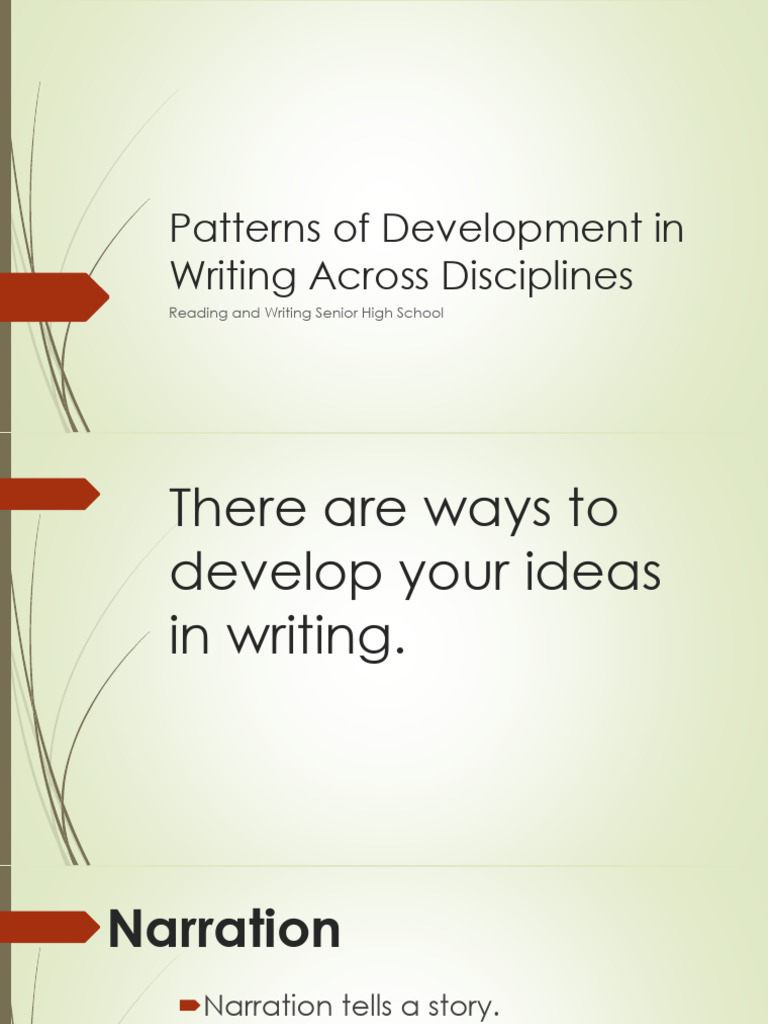 Patterns of Devlopment in Writing | PDF | Greenhouse Effect ...