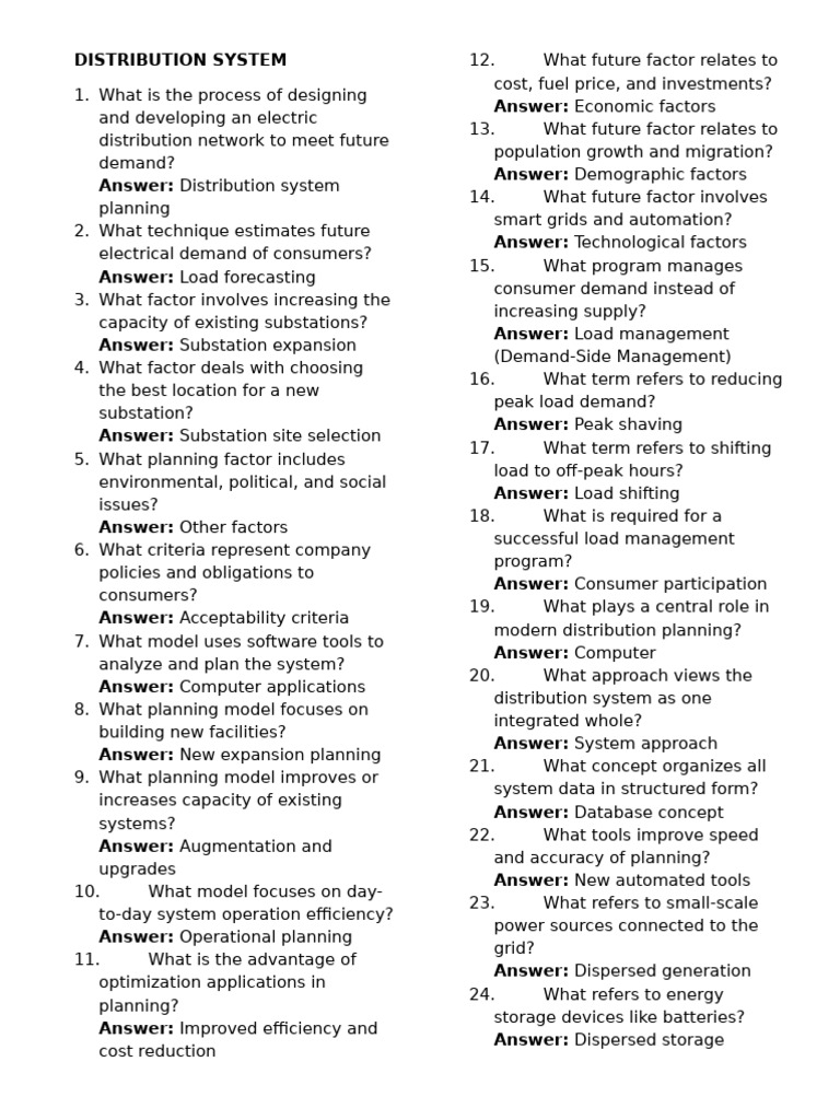 Distribution System Notes | PDF | Distributed Generation | Automation